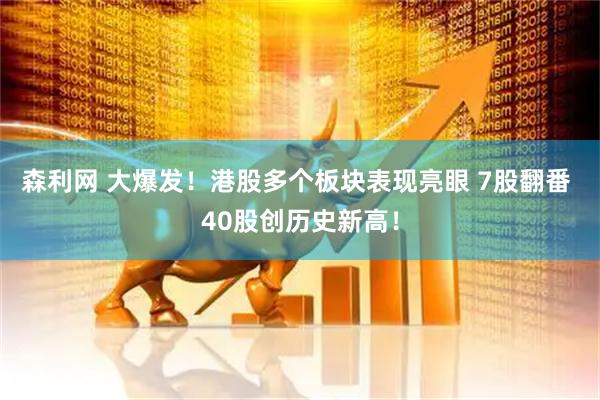 森利网 大爆发！港股多个板块表现亮眼 7股翻番 40股创历史新高！